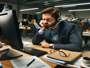 disgruntled telemarketer