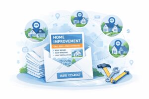 Direct mail lists for home improvement contractors targeting homeowners by neighborhood